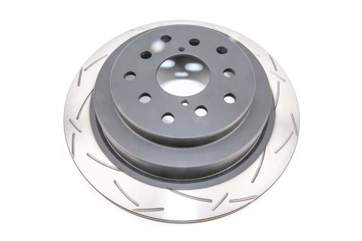 DBA 2001 Subaru Impreza WRX STI 10 Stud Hole Rear Slotted 4000 Series Uni-Directional Rotor - Bull Strap
