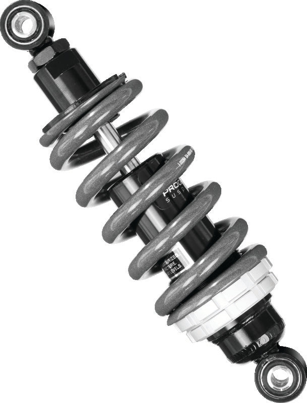 Progressive 14-20 Honda Grom MiniMoto Shock 9.5in Heavy Duty - Black - Bull Strap