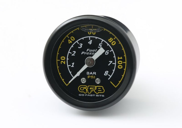 GFB Fuel Pressure Gauge (Suits 8050/8060) 40mm 1-1/2in 1/8MPT Thread 0-120PSI - Bull Strap