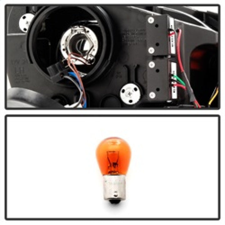 Spyder Volkswagen Golf / GTI 10-13 Version 3 Projector Headlights - Black PRO-YD-VG10V3R-DRL-BK - Bull Strap
