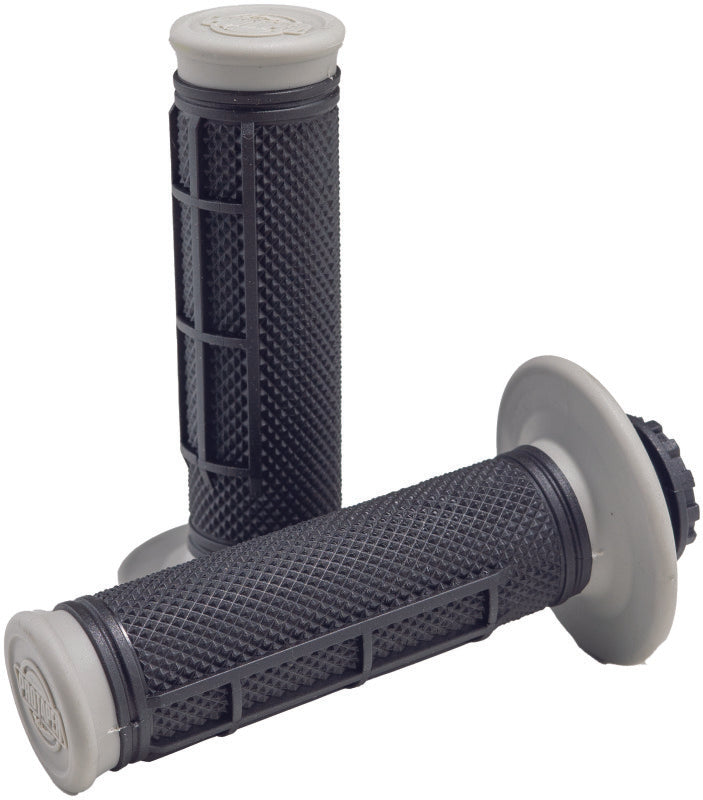 ProTaper Pro Series Clamp On 1/2 Waffle Gray/Black - Bull Strap