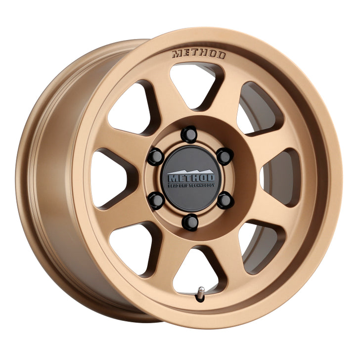 Method MR701 17x9 -12mm Offset 6x5.5 106.25mm CB Method Bronze Wheel - Bull Strap