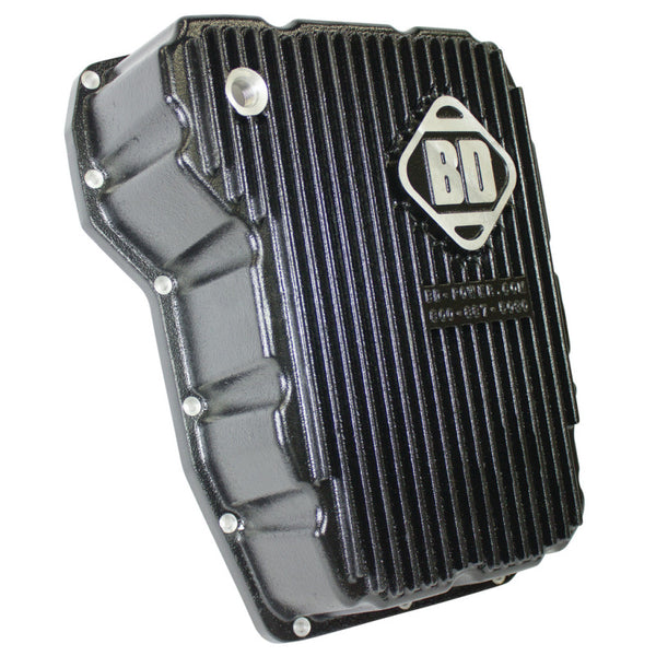 BD Diesel Deep Sump Trans Pan - 2008-2012 Dodge 6.7L 68RFE - Bull Strap