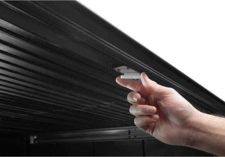Retrax 2024 Ford Ranger (5ft Bed) EQ Electric Retractable Tonneau Cover w/ T-Slot Rails - Bull Strap