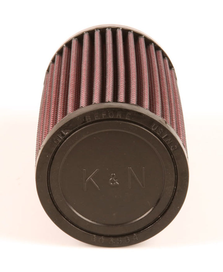 K&N Universal Clamp-On Air Filter 2-7/16in FLG / 3-1/2in OD / 6in H - Bull Strap
