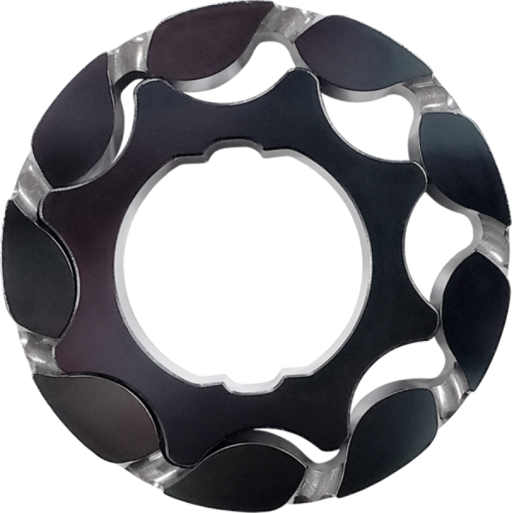 Boundary 2011+ Ford Coyote Mustang/GT350 Billet Black Oil Pump Gear - Vane Ported MartenWear Treated - Bull Strap