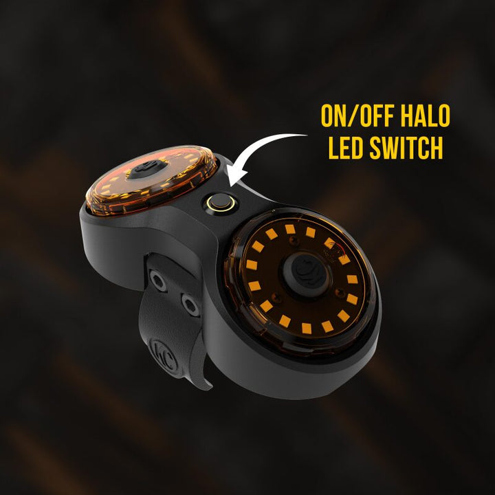 KC HiLiTES Dual Cyclone Dome Light Mount for Roll Cages - Bull Strap