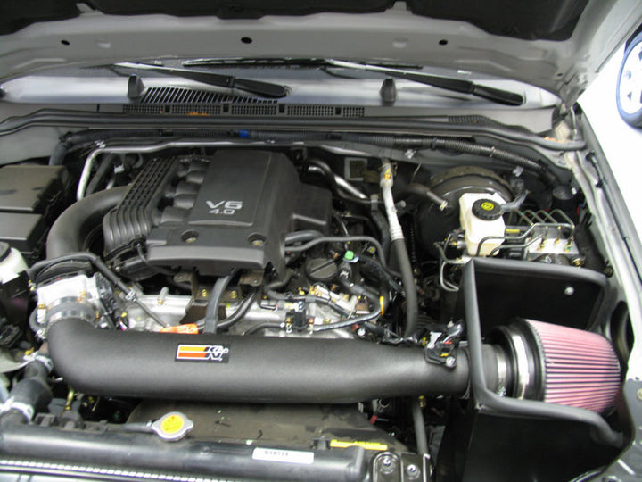 K&N 08-09 Nissan Pathfinder/Xterra/Frontier V6-4.0L AirCharger Performance Intake - Bull Strap