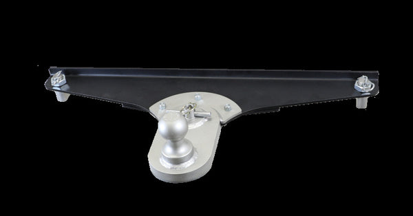 Gen-Y 2024 GM Short Bed GoosePuck 5in Offset Ball Puck Mount 25K Towing w/Ext Ball Assembly - Bull Strap