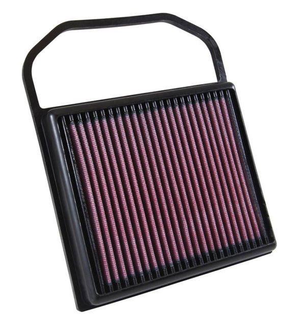 K&N Replacement Air Filter for 15-16 Mercedes Benz C400 3.0L / E320 / GL450 / ML400 (2 Required) - Bull Strap