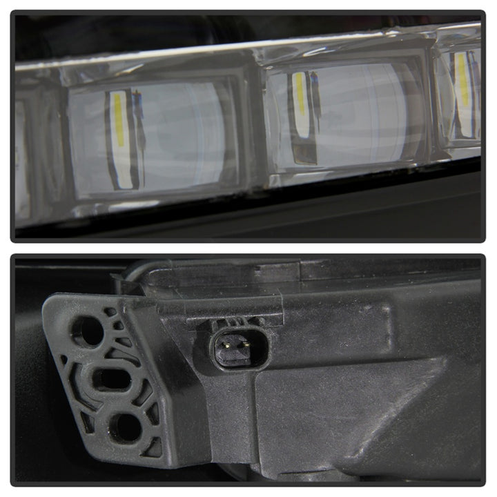 Spyder 18-19 Honda Accord Sedan OEM LED Fog Lights w/OEM Fit Switch - Clear (FL-HA2018-4D-LED-C) - Bull Strap