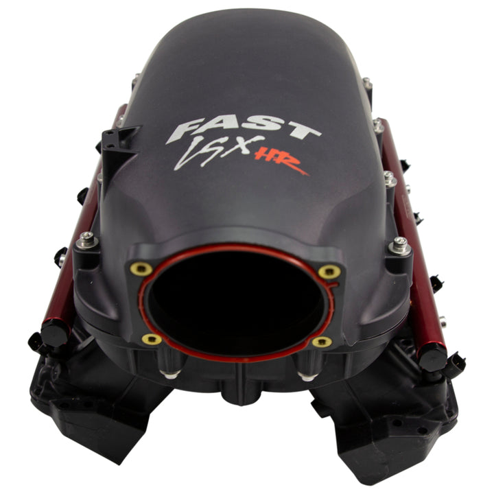 FAST LSX Manifold 103MM GenIII LS Rect Port - Black - Bull Strap