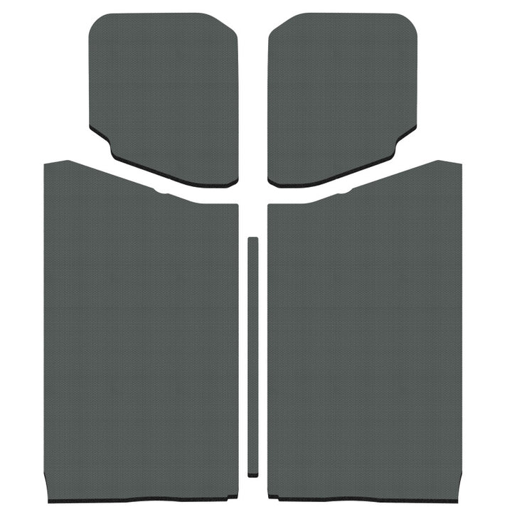 DEI 18-23 Jeep Wrangler JL 2-Door Boom Mat Headliner - 5 Piece - Gray - Bull Strap