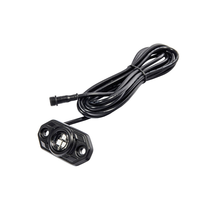 KC HiLiTES C-Series RGB LED Rock Light Kit (Incl. Wiring) - Set of 6 - Bull Strap