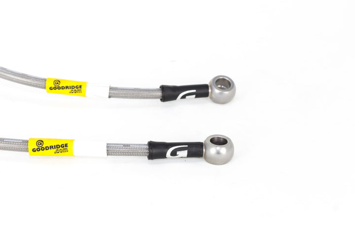Goodridge 15-17 Ford Mustang GT Stainless Steel Brake Line Kit - Bull Strap