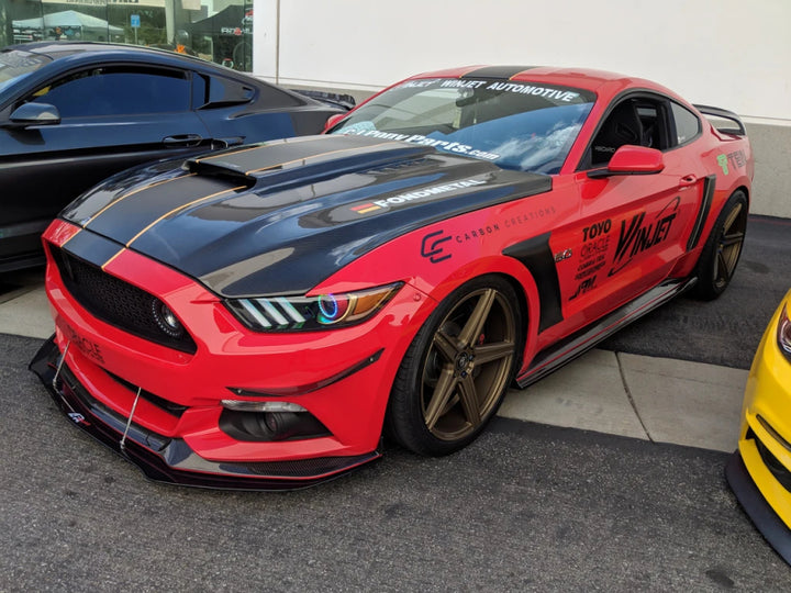 Oracle 15-17 Ford Mustang V6/GT/Shelby Dynamic DRL  w/ Halo Kit - ColorSHIFT - Dynamic - Bull Strap