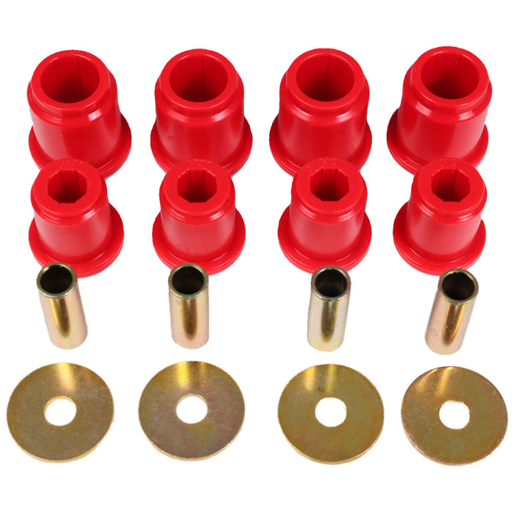 Energy Suspension 1996-2002 Toyota 4Runner Front Control Arm Bushings (Red) - Bull Strap