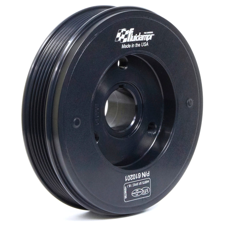 Fluidampr 02-16 Ford 4.0L Barra I6 Steel Internally Balanced Damper - Bull Strap