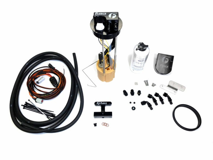 Fleece Performance 03-04 Dodge Cummins Fuel System Upgrade Kit w/ PowerFlo Lift Pump - Bull Strap