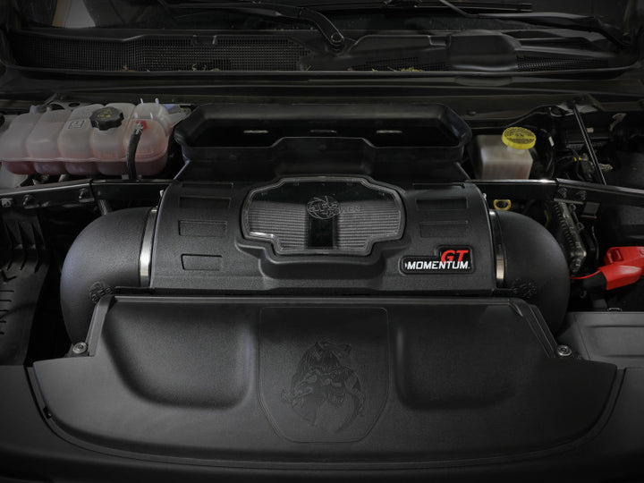 aFe Momentum GT Pro Dry S Cold Air Intake System 2021 RAM 1500 TRX V8-6.2L SC - Bull Strap
