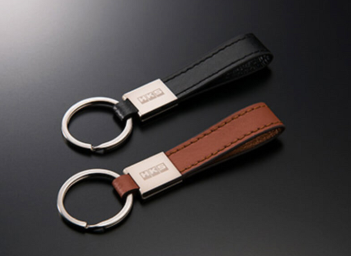 HKS HKS LEATHER KEYRING CAMEL - Bull Strap