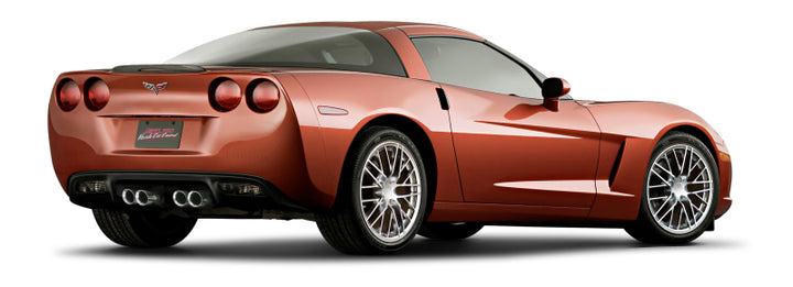 SLP 2005-2008 Chevrolet Corvette LS2 LoudMouth Axle-Back Exhaust System - Bull Strap