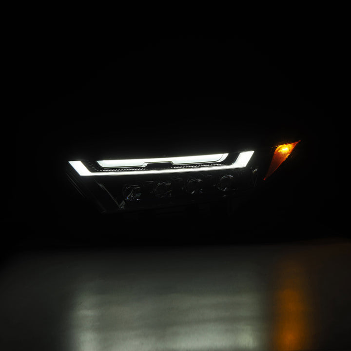 AlphaRex 19-23 Toyota RAV4 NOVA LED Projector Headlights Alpha-Black - Bull Strap