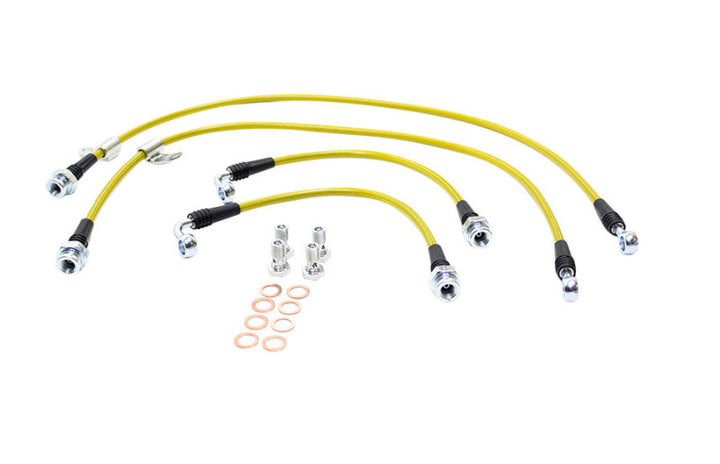 ISR Performance Brake Line Kit - Nissan 350Z (Brembo Brakes) - Bull Strap