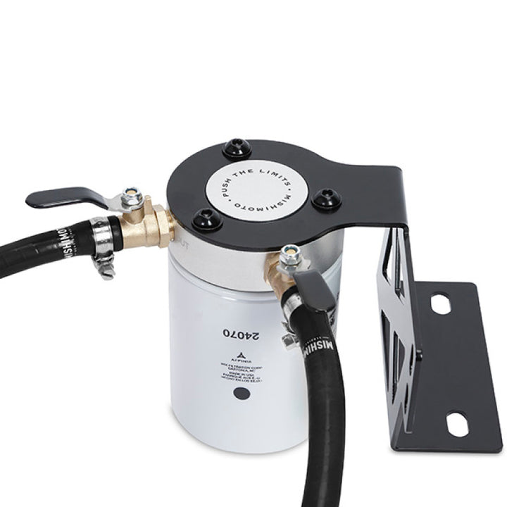 Mishimoto 08-10 Ford 6.4L Powerstroke Coolant Filtration Kit - Black - Bull Strap