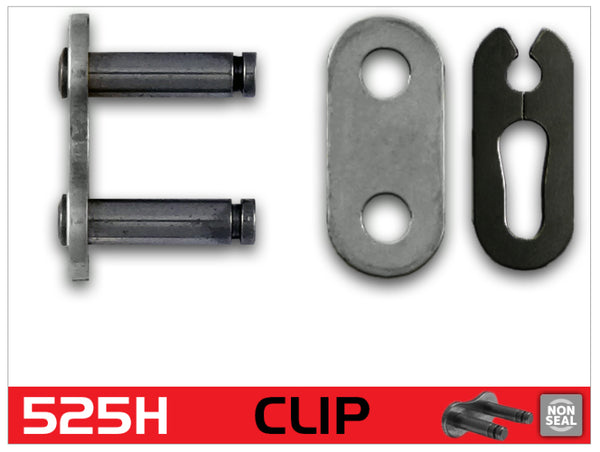 RK Chain 525H Clip Link - Natural - Bull Strap