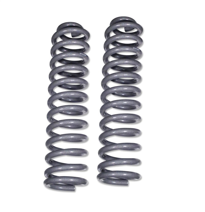 Tuff Country 07-18 Jeep Wrangler JK Front (4in Lift Over Stock Height) Coil Springs Pair - Bull Strap