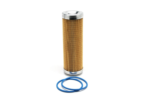 Fuelab 10 Micron Paper Replacement Element - 5in w/2 O-Rings & Instructions - Bull Strap