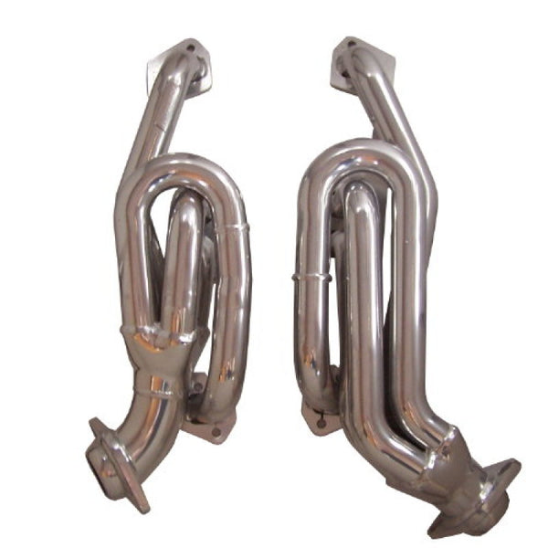 Gibson 98-03 Dodge Dakota R/T 5.9L 1-1/2in 16 Gauge Performance Header - Ceramic Coated - Bull Strap