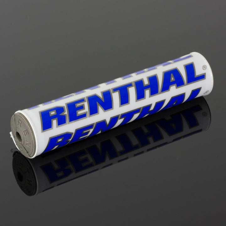 Renthal SX Pad 10 in. White/Silver/ Blue - Bull Strap