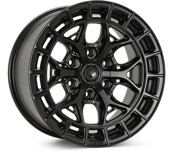 Vossen HFX-1 22x9.5 / 6x139.7 BP / ET20 / 106.1 CB / Deep - Satin Black Wheel - Bull Strap