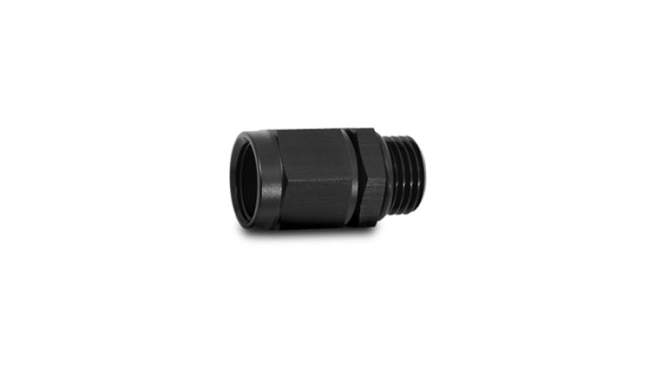 Vibrant -6AN Female to -10 ORB Swivel Adapter w/ O-Ring - Anodized Black - Bull Strap