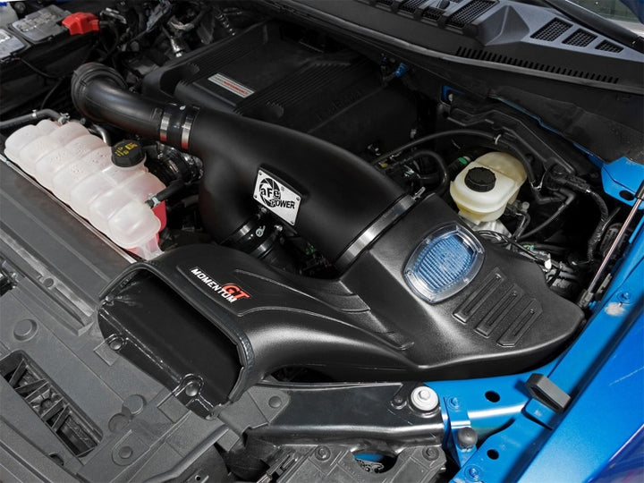 aFe Momentum GT Pro 5R Cold Air Intake System 2017 Ford F-150 Raptor V6-3.5L (tt) EcoBoost - Bull Strap