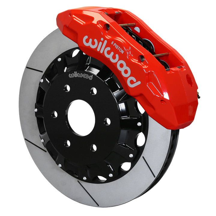 Wilwood 21-25 RAM 1500 TRX/RHO TX6R Red Front Big Brake Kit - 16.00x1.36 - Bull Strap