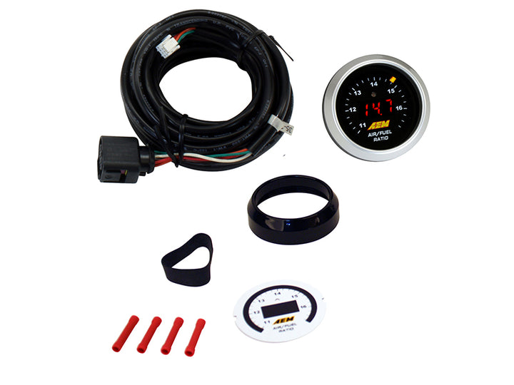 AEM Digital Wideband UEGO Gauge w/o Sensor - Bull Strap