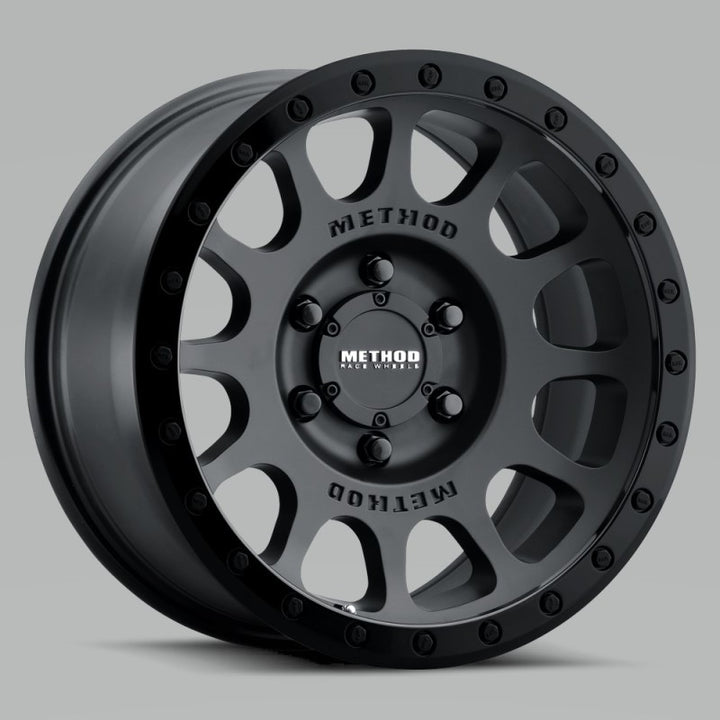 Method MR305 NV 18x9 -12mm Offset 6x5.5 108mm CB Double Black Wheel - Bull Strap