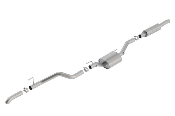 Borla 2020 Jeep Gladiator JT 3.6L V6 AWD 2.75in S-Type Climber Catback w/ Turndown Tip - Bull Strap