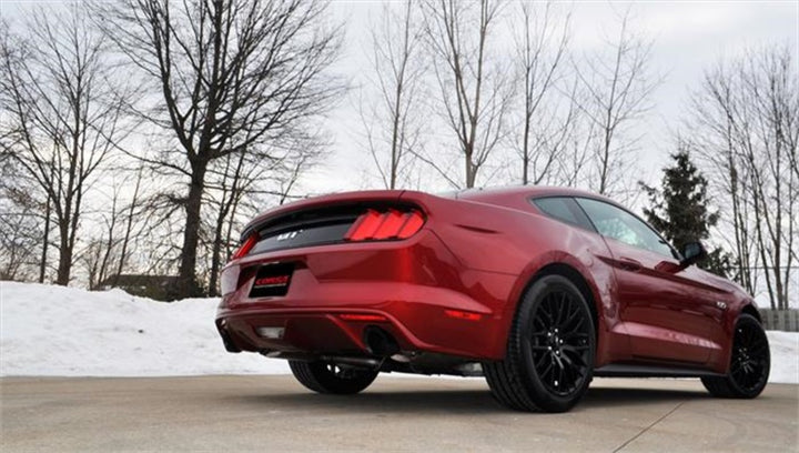 Corsa 2015-2024 Ford Mustang GT 5.0 3in Double X Pipe Will Fit Factory Exhaust - Bull Strap