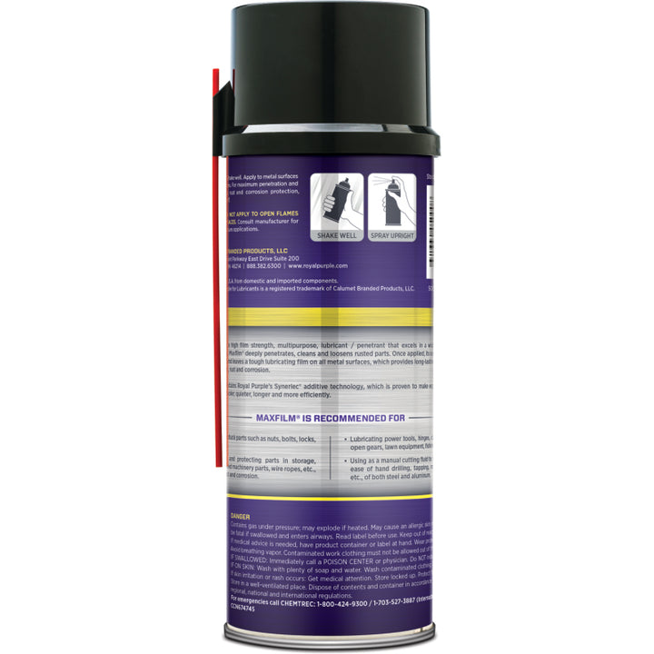 Royal Purple Maxfilm Synthetic Penetrating Lubricant - 11oz (Aerosol) - Bull Strap