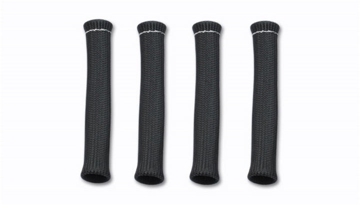 Vibrant 3/4in Dia Spark Plug Boot Insulator (4/Pack) Black color - Bull Strap