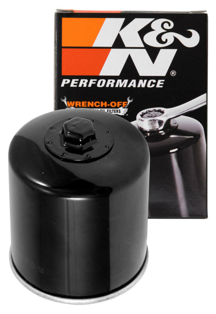 K&N Oil Filter 08-17 Harley Davidson VRSCDX Night Rod Special 76 CI 3in OD x 3.844in Height - Bull Strap