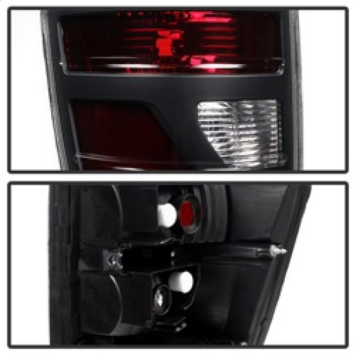 xTune Honda Ridgeline Pickup 06-08 OEM Style Tail Lights Red Smoked ALT-JH-HRID06-OE-RSM - Bull Strap