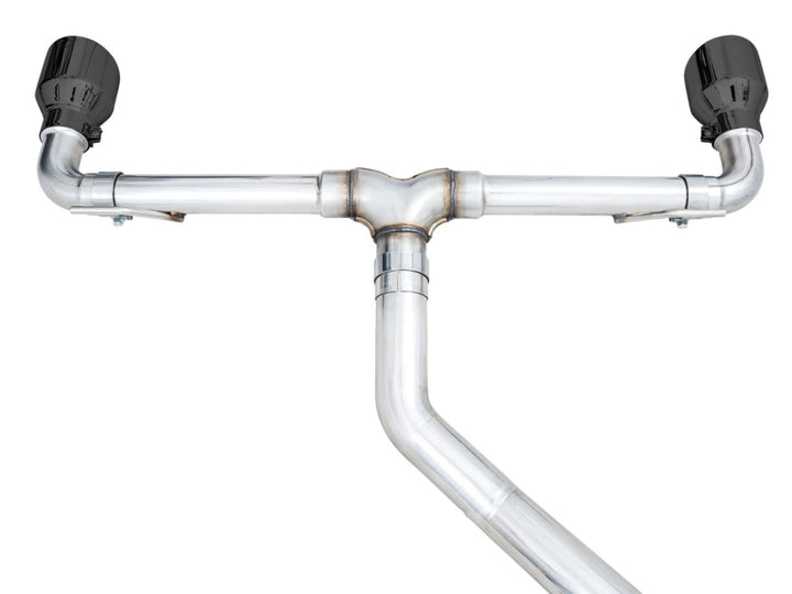 AWE 2022 VW GTI MK8 Touring Edition Exhaust - Diamond Black Tips - Bull Strap
