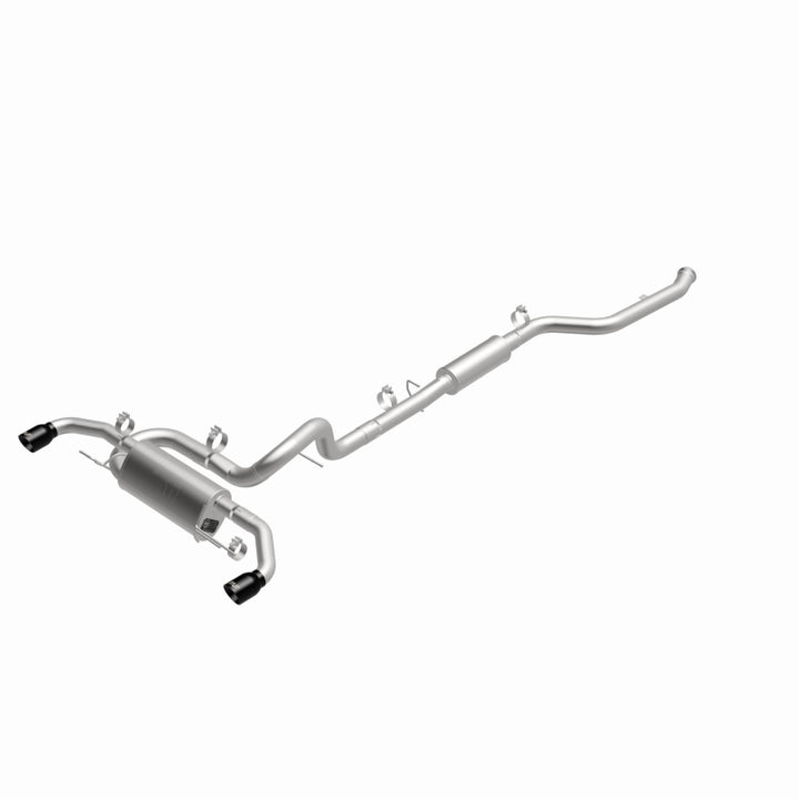 MagnaFlow 24-26 Ineos Grenadier Overland Series Black Chrome Cat-Back Performance Exhaust System - Bull Strap