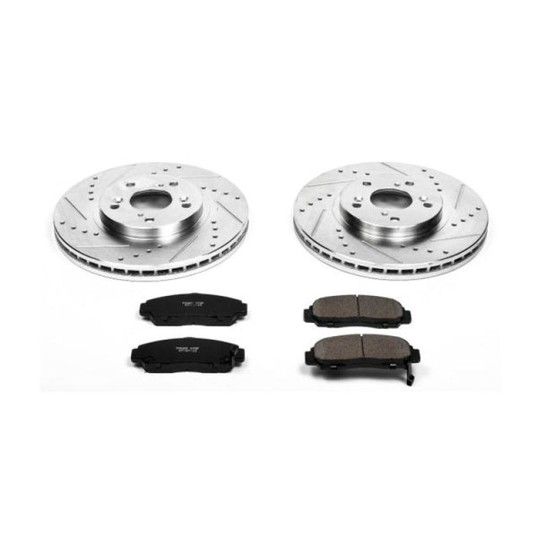 Power Stop 01-03 Acura CL Front Z23 Evolution Sport Brake Kit - Bull Strap