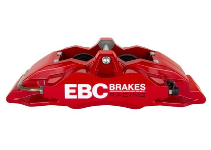 EBC Racing 05-11 Ford Focus ST (Mk2) Front Left Apollo-4 Red Caliper - Bull Strap